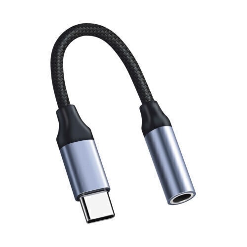 For Samsung Galaxy S24 S22 USB C Cable to 3.5mm Aux Jack Earphone Dongle Adapter