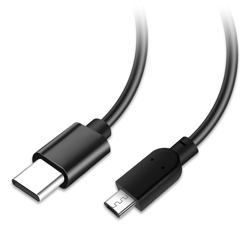 USB-C to Micro USB Cable 2FT, Fast Charging & Data Sync, Compatible with Type C gallery