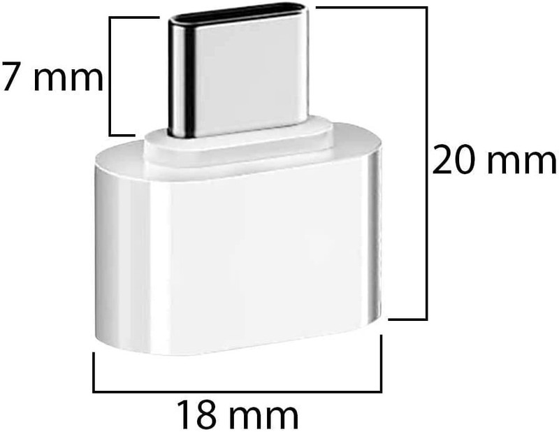 USB TO TYPE C MALE OTG ADAPTER FOR TABLET PC FOR IPHONE SAMSUNG gallery