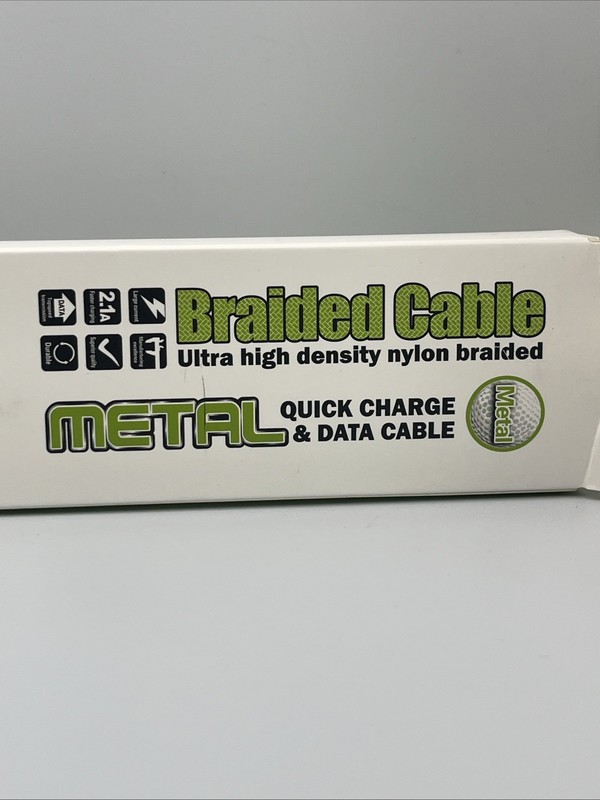 COOLGG Metal Braided Micro USB Fast Charge & Data Cable USB-A GC-10 (iPhone) gallery