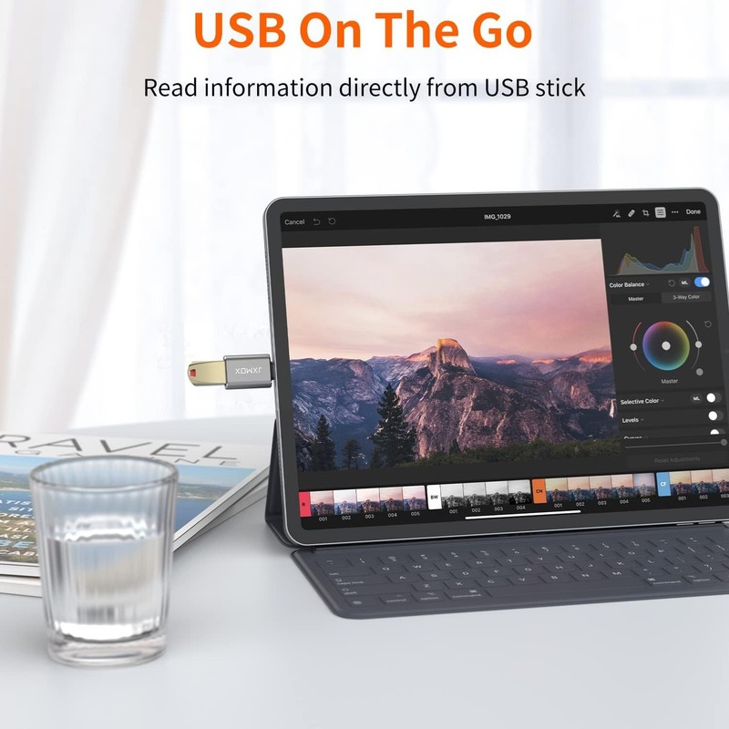 USB C to USB Adapter [2-Pack], Thunderbolt 3 to USB 3.0 OTG Adapter Compatible w gallery