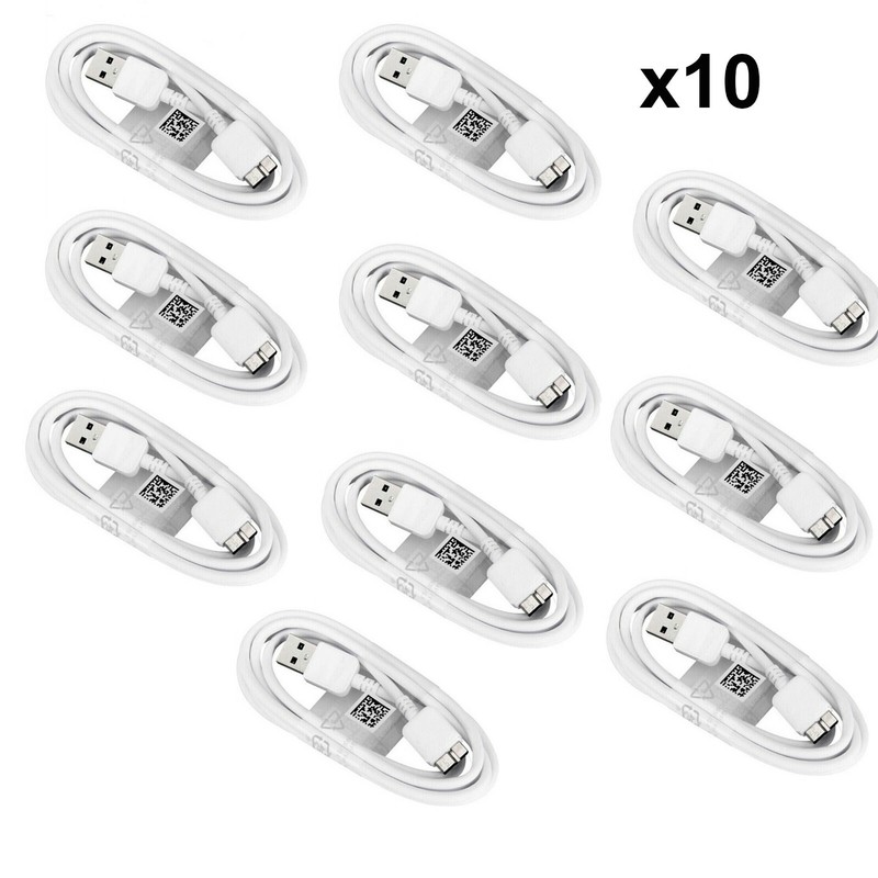 10x For Samsung Galaxy Note3 S5 USB Data Sync Fast Charger Cable Cord 3ft
