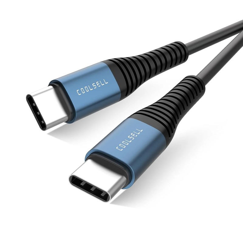 1.5ft Short USB C Cable,3 Pack Silicone 60W Fast Charging Cord USB C to Type-C C