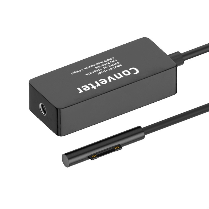 65W 15V DC Power to Surface Pro4 Pro5 Pro6 Pro7 Pro8 Pro9 Book Pro Charge Cable