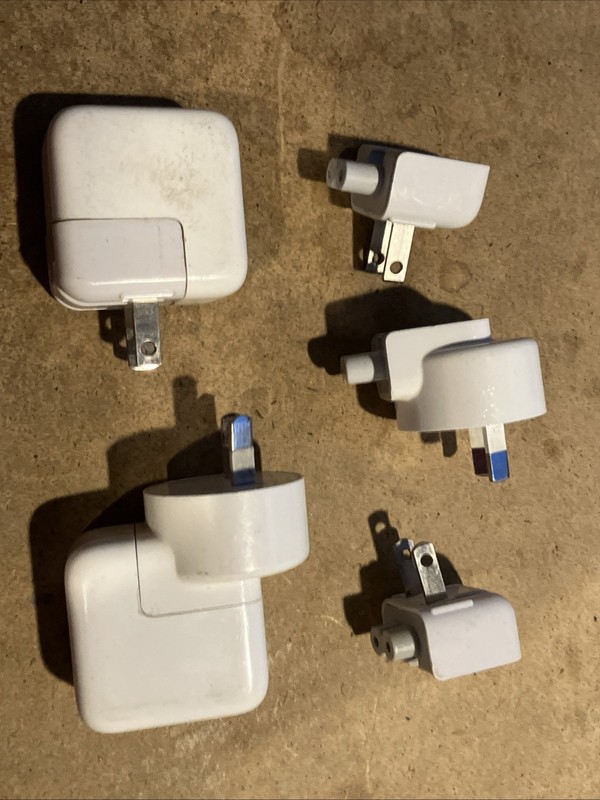 2x Apple 10W/12W USB Wall Charger Power ADAPTER + 2x Australia AU + 3x US gallery