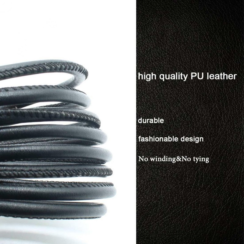 MICRO USB CABLE FAST CHARGER POWER CORD WIRE 6FT LONG PU LEATHER for CELL PHONES gallery