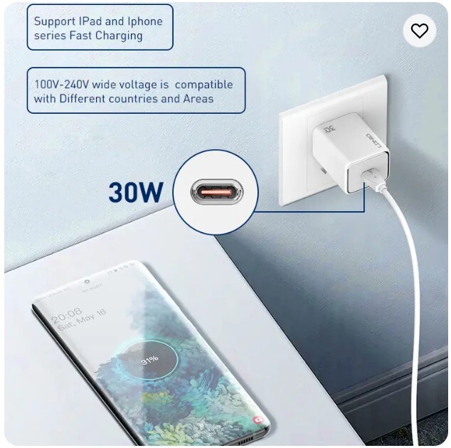 LDNIO 30W Type-C Power Charger for iPhones gallery
