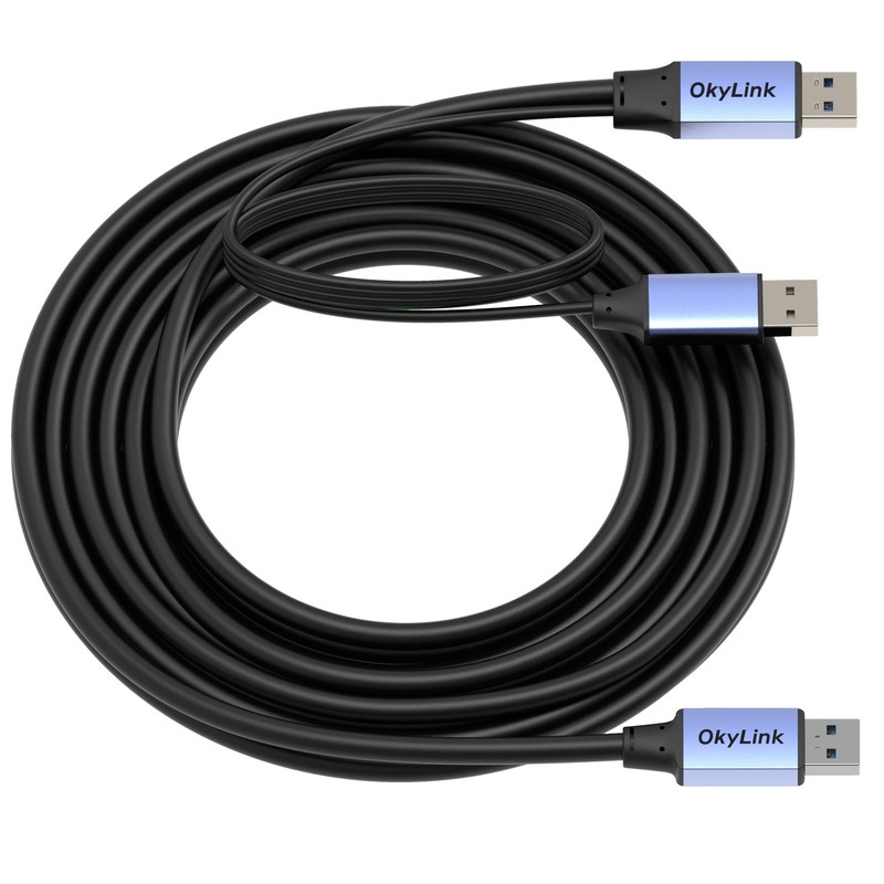 Active USB 3.0/3.2 Gen 1 Data Cable A Male To A Male 15ft 5M Printer gallery