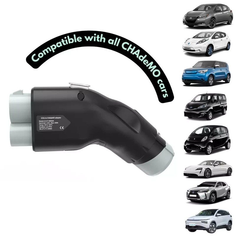Adapter CCS1 to CHAdeMO for Nissan Leaf Kia Soul EV eNV200 DC Converter 200A gallery