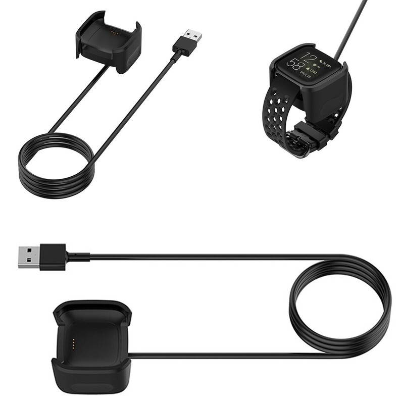 For Fitbit Versa 2 Smart Watch USB Cable Fast Charging Cradle Charger Dock 1M gallery