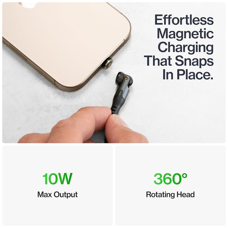 360 Magnetic Charging Cable - 3-in-1 Charger, 6FT, 3 Pack gallery