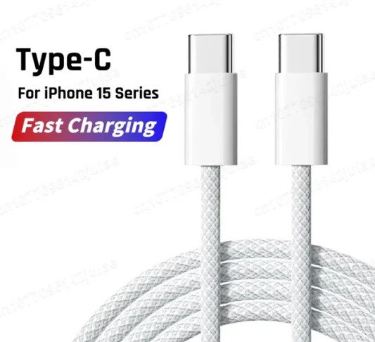 USBC (Type-C) to USBC Fast Charger Cord cable For Apple or Multipurpose