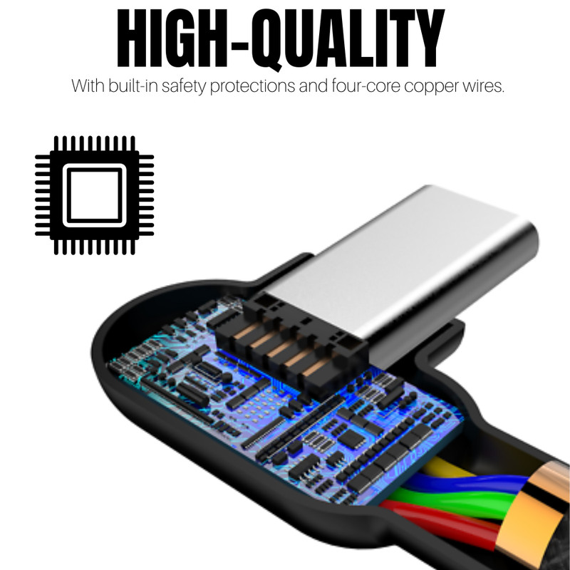 90 Degree Right Angle 20W PD Fast Charger Cable Type C Cord For Samsung Adapter gallery