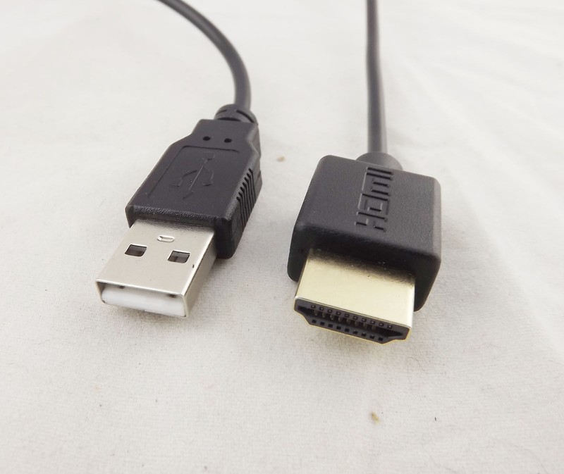 50cm HDMI Male to USB 2.0 A Male Plug Adapter Converter Connector Charger Cable gallery