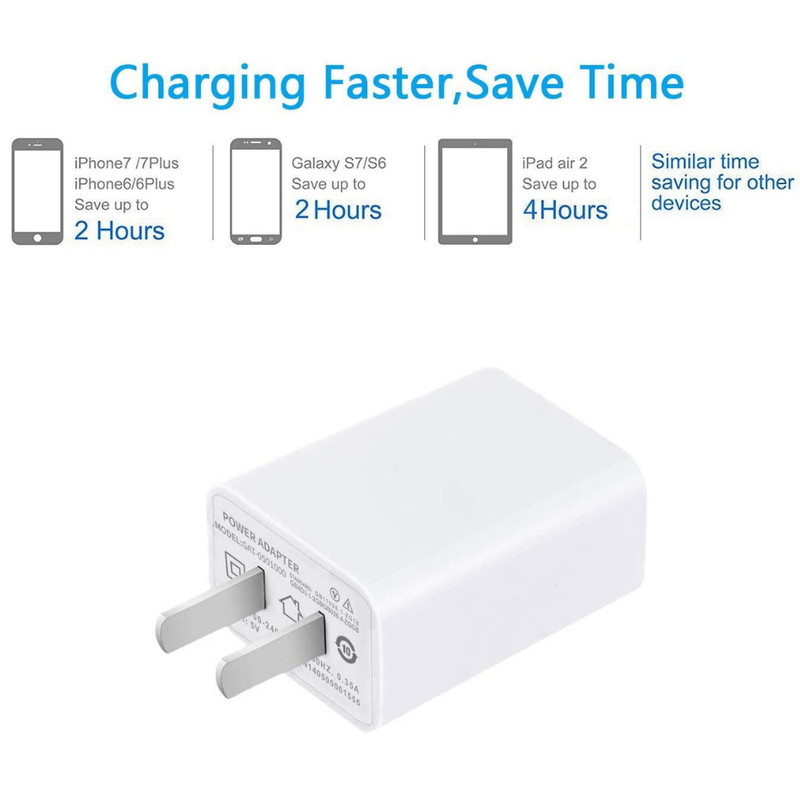 5V 2A 10W USB Port Jack Wall Charger 5 Volt v 2 Amp AC to DC Power Adapter Lot gallery