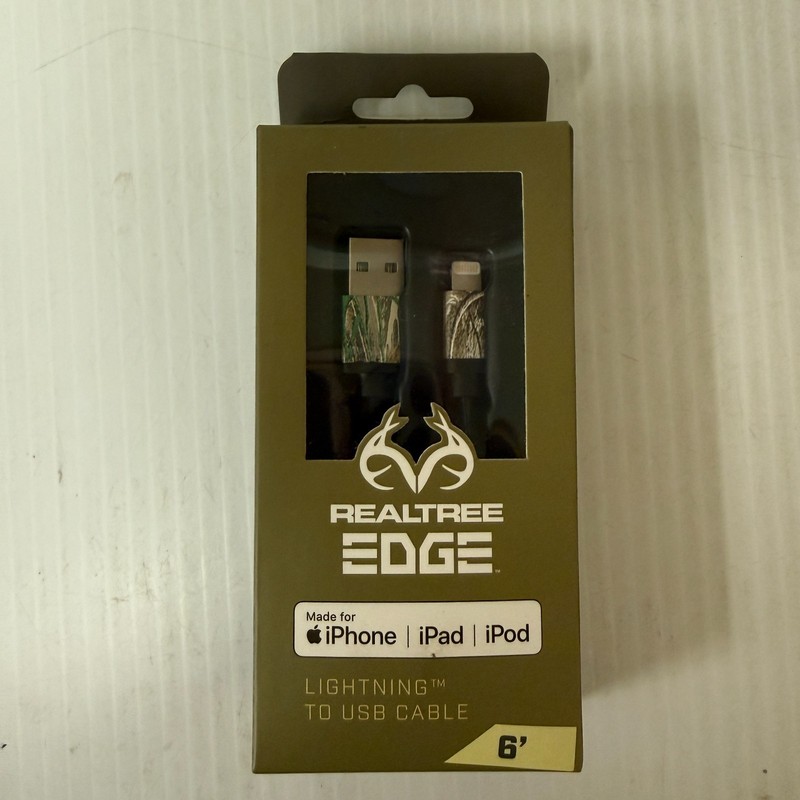 Realtree Edge Camo USB Micro Aux Cables 3 And 6 Foot Lengths New In Box gallery