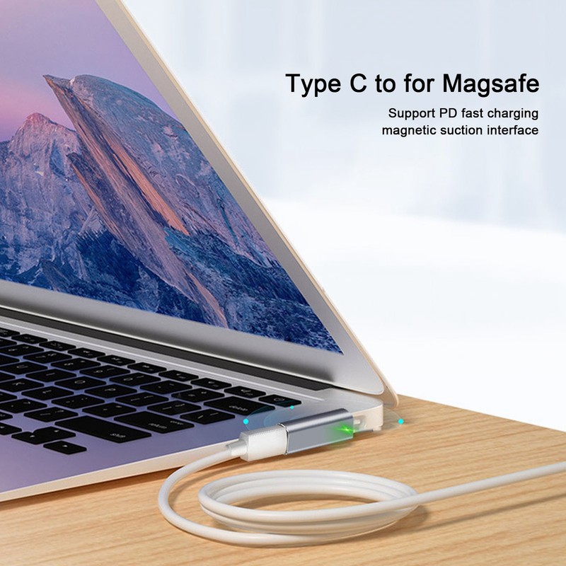 Type C To Magnetic Adapter L Tip PD Fast Charging Magnetic Suction Interface USB