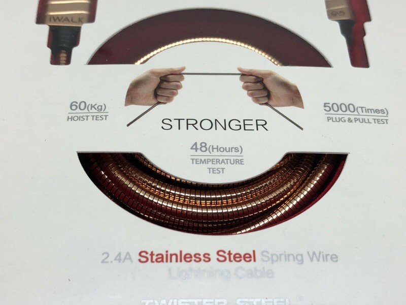 iWalk - Apple MFi Certified 4' USB-to-Apple Charge-and-Sync Cable gallery