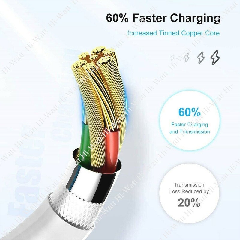Bulk Lot 20W PD Fast Charger Cable USB C Cord For iPhone 14 13 12 11Pro Max iPad gallery