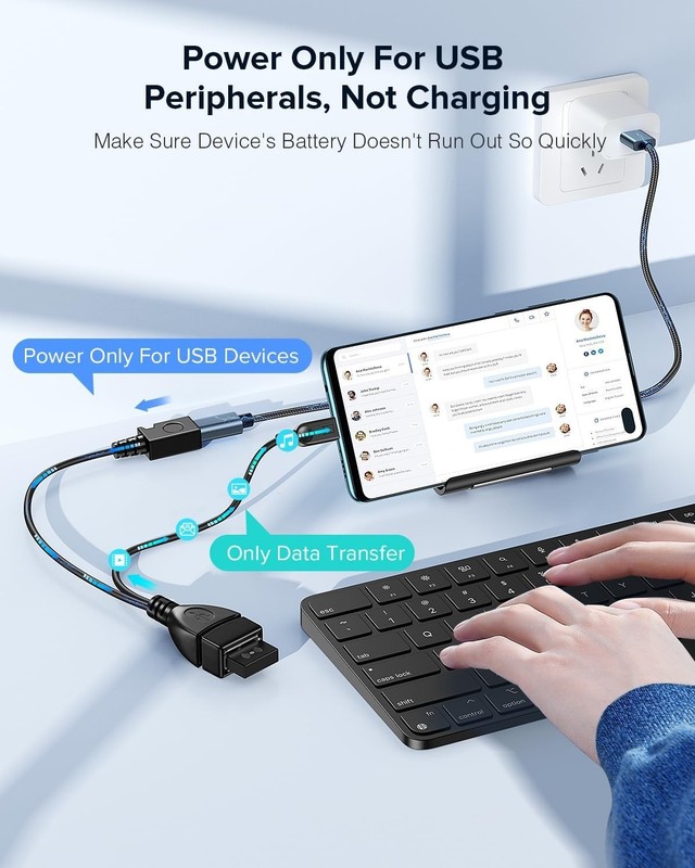 Versatile 2-in-1 Micro USB OTG Cable for Fire Stick and Gaming Consoles - 2 Pack gallery