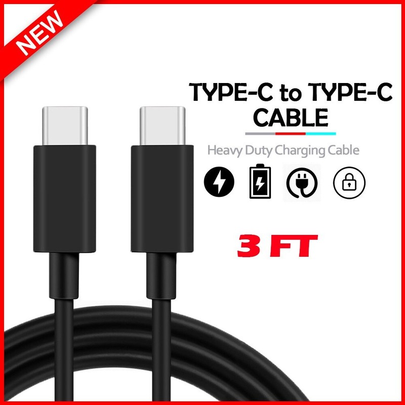 B2G1 USB C to USB C Cable 3A Charger Cord for Samsung Galaxy A25/A34 / A35 / A54