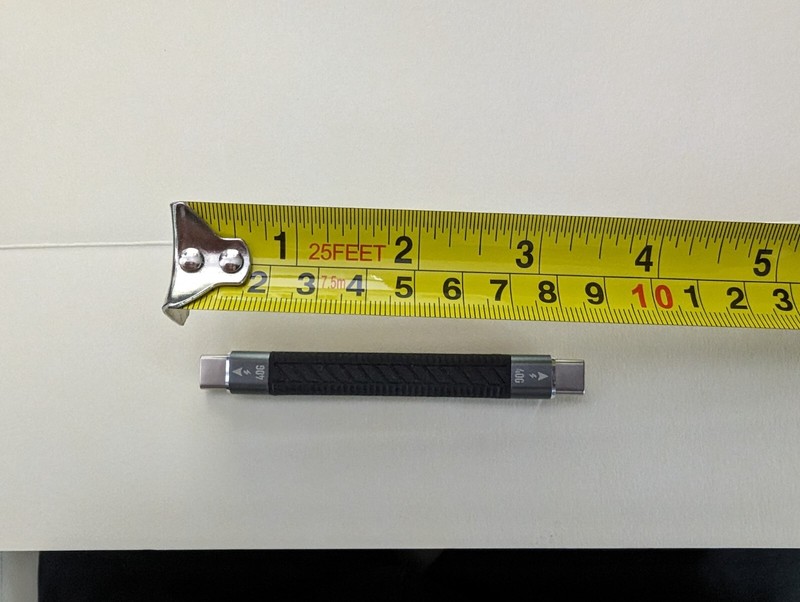 40G USB C to USB C cable 9cm gallery
