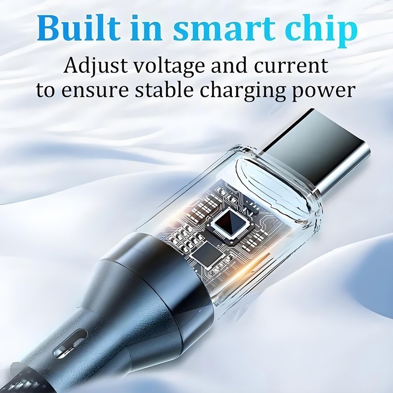 120W Super Fast USB Type-C Charging Cable Braid Phone Charger Lead Display USB-C gallery