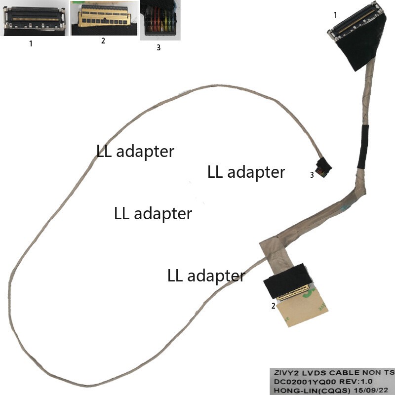 For LENOVO IdeaPad Y50-70 30Pin LCD LED Video Flex Cable DC02001YQ00