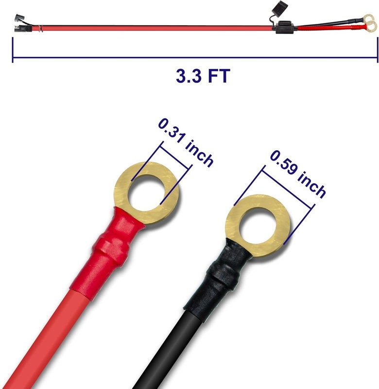 10AWG 3.3FT Charger Cable with SAE Connectors gallery