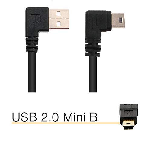 Right Angle Mini USB Cable 6 Inch Short Power Cable 3-Pack gallery