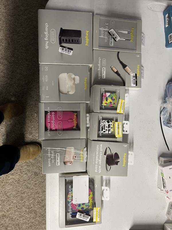 Heyday Charging Cable, Plug And More LOT OF 10 Cables