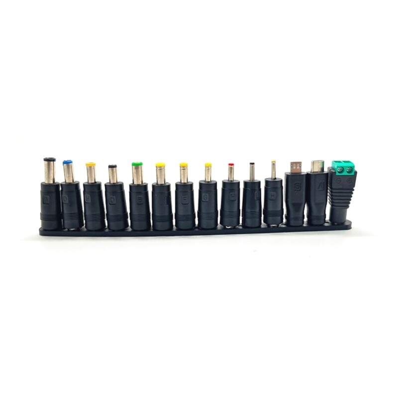 Universal Power Adapter Tips Connector 5.5x2.1mm Set for Laptop Charger 14 in 1 gallery