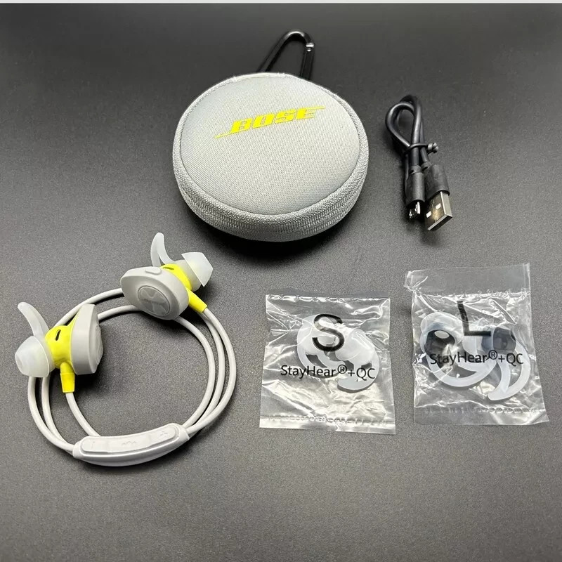 🎁Fast Delivery Yellow Bose SoundSport Bluetooth Wireless In-Ear Headphones NEW