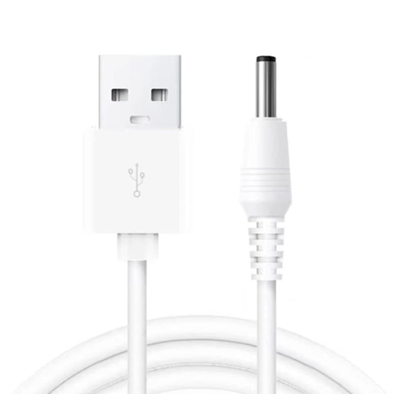 USB to DC 3.5mm Cable, 1m/3.3ft USB Type-A Male to DC 3.5mm x 1.35mm 5V 1A Plug gallery