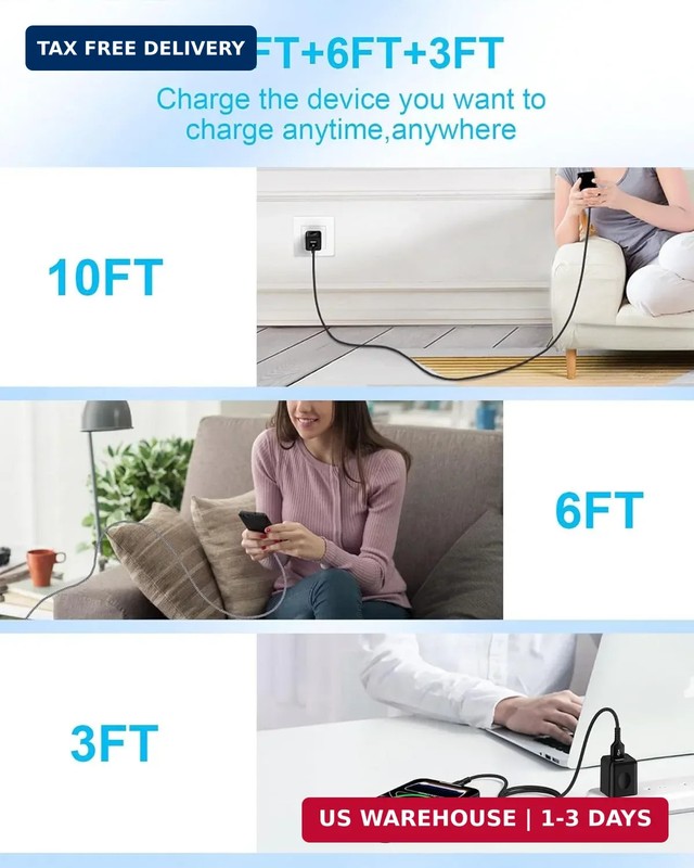 iPhone 17e 17 Carplay Cable USB C Charger Fast Charging for iPhone 17 Pro Max 17 gallery