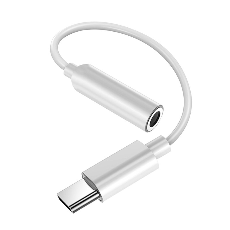 Type-C USB 3.1 male to 3.5mm female audio adapter phone charging cable converter