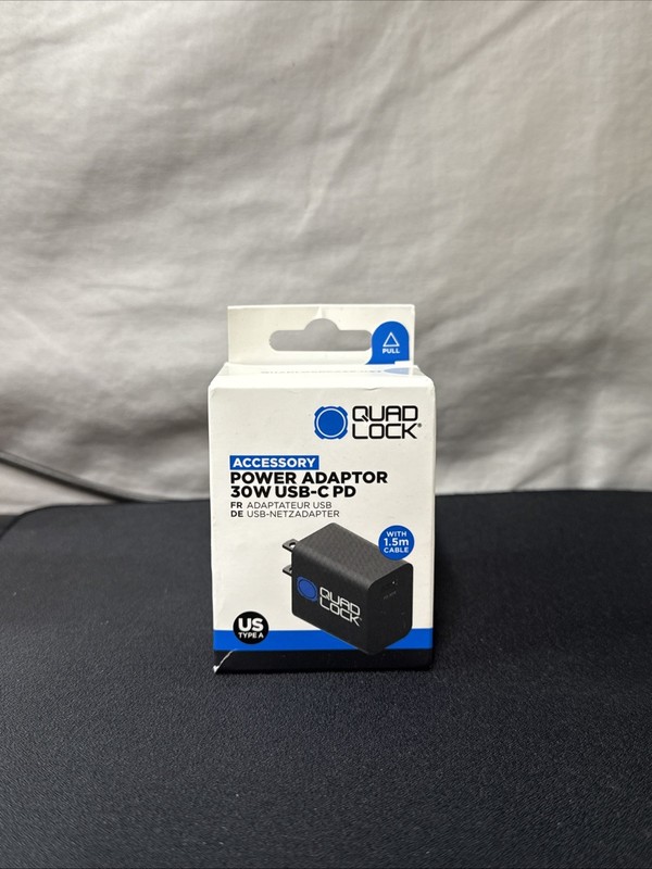 QUAD LOCK Charging – Power Adaptor 30W USB-C PD QLA-PWB-30US