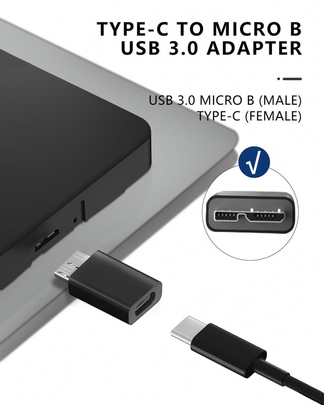 USB C Adapter 8 Pack Micro B To USB C Type C Female To Micro B Male Cable gallery