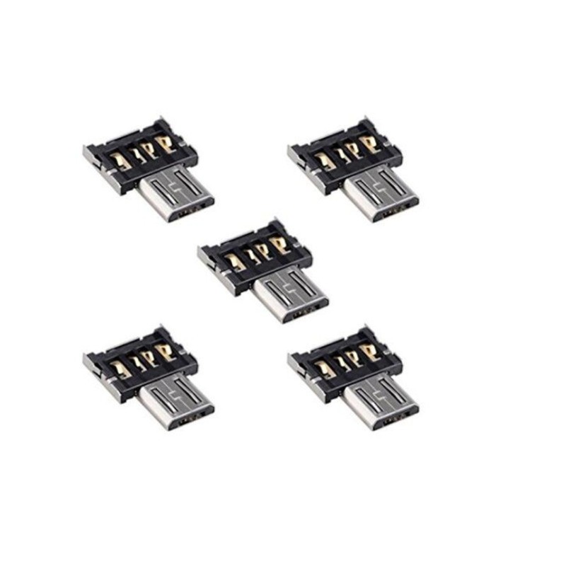 10x Ultra Mini DM Micro USB 5pin OTG Adapter Connector for Cell Phone Tablet