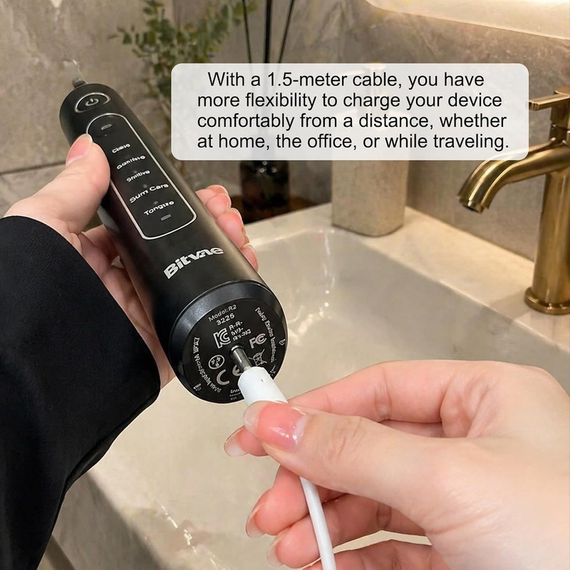 USB Charger Cable for Electric Toothbrushes Compatible with Fairywill Bitvae D2 gallery