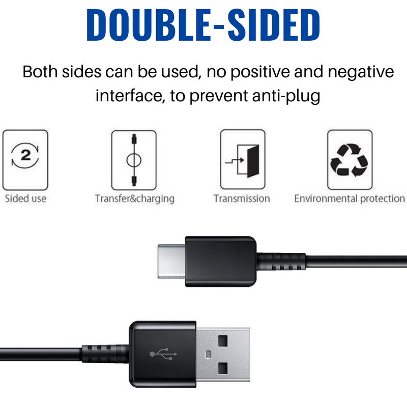 1-10Pack Fast Charger Cord For Samsung Galaxy S24 USB Type C Data Charging Cable gallery
