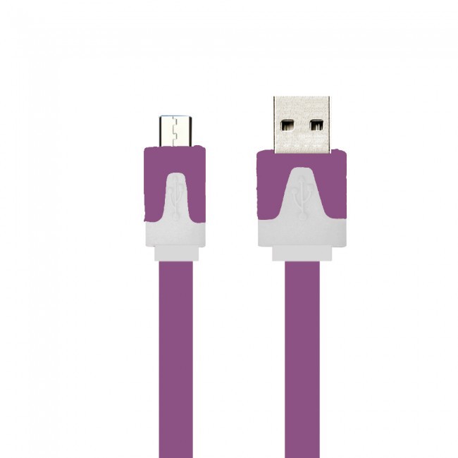 NTJ SHORT 8" flat noodle MICRO USB data Charger Cable for Samung GALAXY S4 s6 s7 gallery