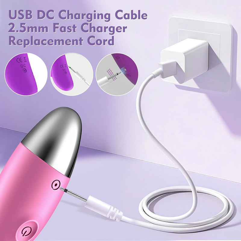 3Pack DC Charging Cables Set 2.5mm Pin Magnetic USB DC Cable 2.7ft Fast Charging gallery