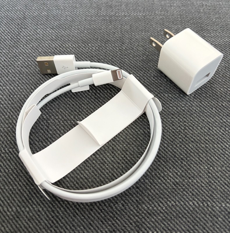 Genuine Apple Lightning to USB Charging Cable, 2 m with USB Power Adapter