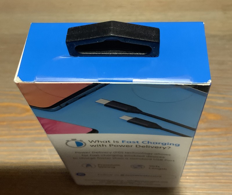 🍏 Just Wireless 10' USB C to USB C,Black,New ‼️ gallery