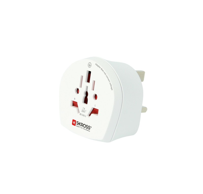 Skross World to Europe and UK White Travel Charging Adapter Combo gallery