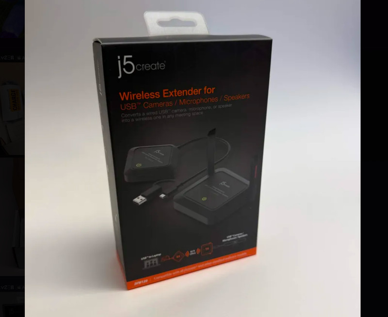 j5create Wireless Extender for USB Cameras / Microphones / Speakers – NEW