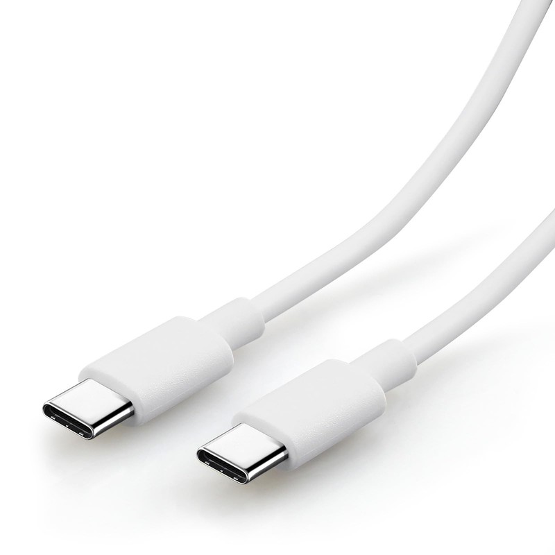 White 3 Foot USB C to USBc Cable for iPhone 15 16 17 Series (Pro, Pro Max, Pl…