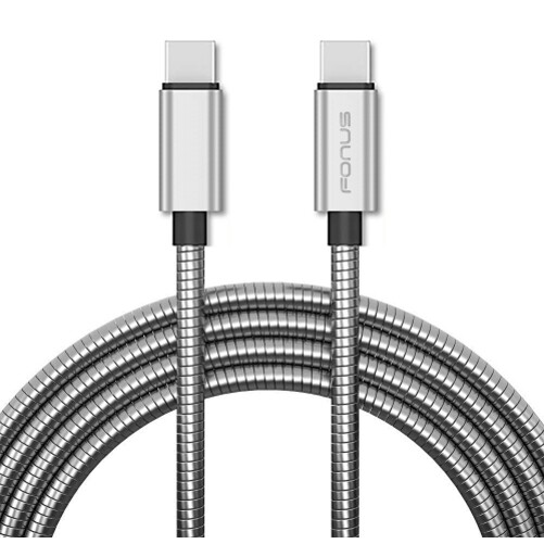 For Samsung Galaxy S22/Ultra/Plus – Type-C to USB-C 3ft Metal PD Cable Charger
