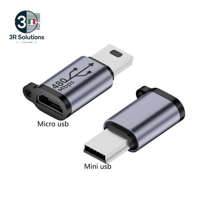 Typec Female to Mini USB/Type C Female to Micro Usb/Micro Connector Adapter